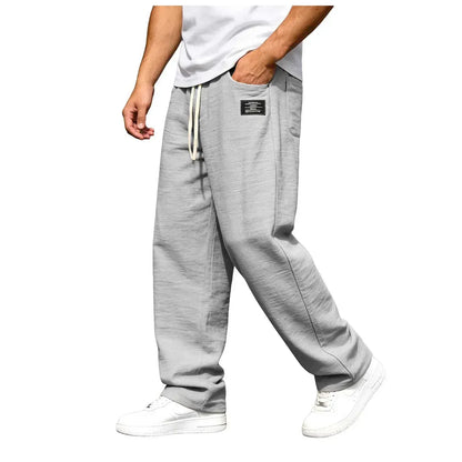 Pantaloni Uomo Marco per il Tempo Libero | Gamba Dritta e Vita Elastica