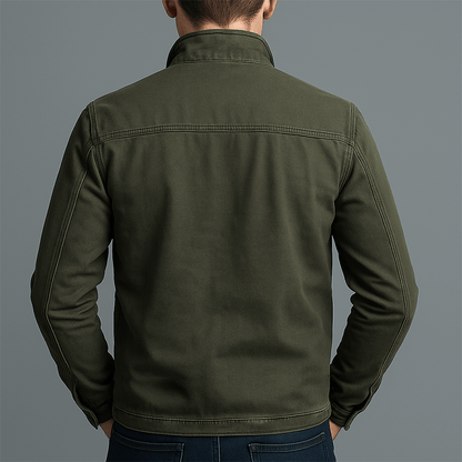 Giacca Vintage Marion in Cotone Lavato | Zip e Linea Rilassata