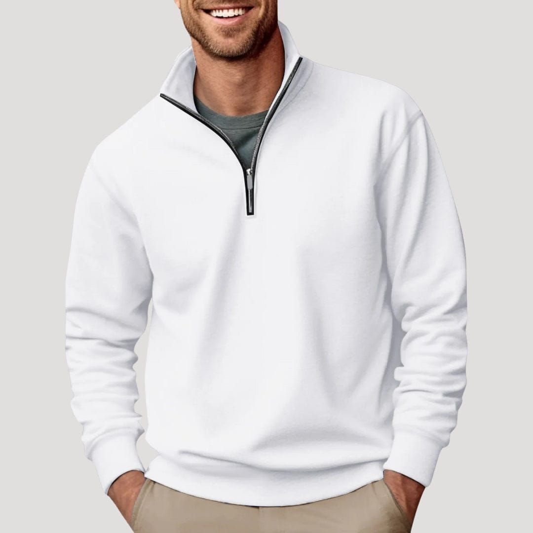 Maglione Classico Uomo Philipp con Zip a Quarto | Da Ufficio