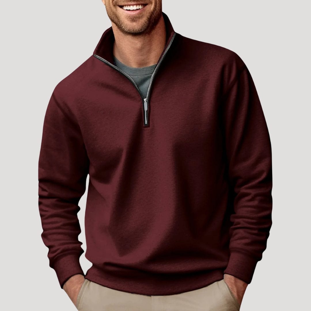 Maglione Classico Uomo Philipp con Zip a Quarto | Da Ufficio
