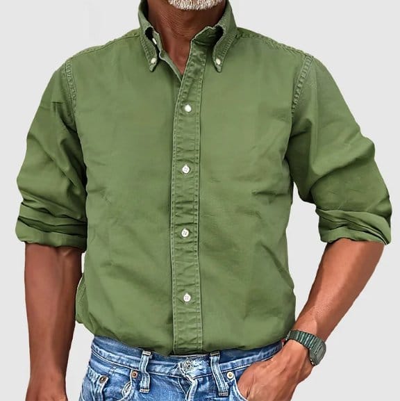 Stephen | Camicia Oxford Uomo Classica per Lavoro e Weekend