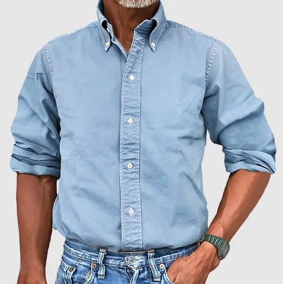 Stephen | Camicia Oxford Uomo Classica per Lavoro e Weekend