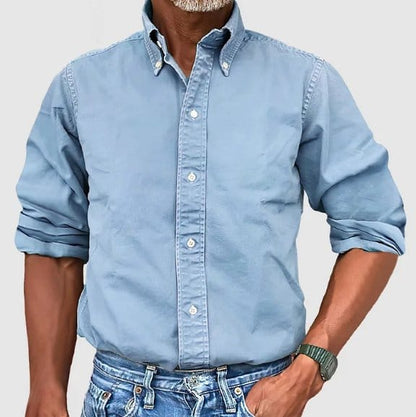 Stephen | Camicia Oxford Uomo Classica per Lavoro e Weekend