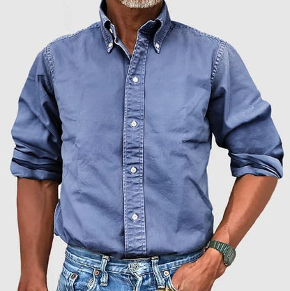 Stephen | Camicia Oxford Uomo Classica per Lavoro e Weekend