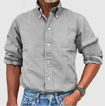 Stephen | Camicia Oxford Uomo Classica per Lavoro e Weekend