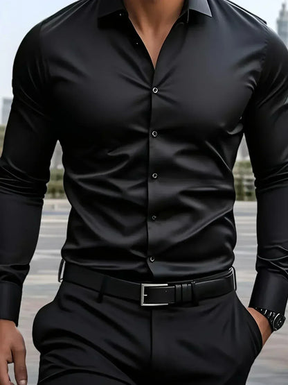 Aladár | Camicia Elegante con Bottoni e Taglio Moderno