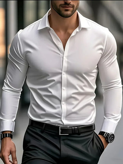 Aladár | Camicia Elegante con Bottoni e Taglio Moderno