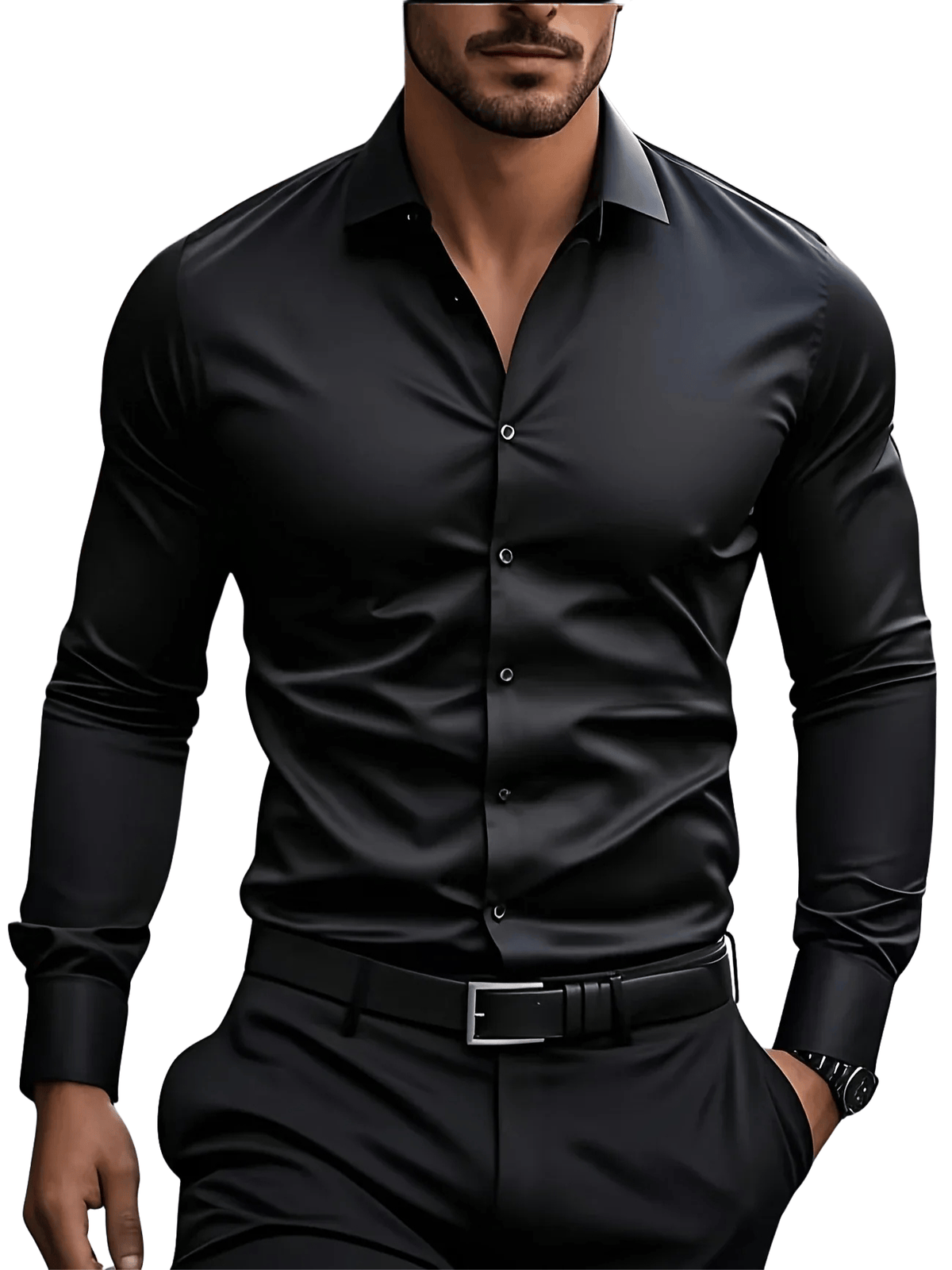 Aladár | Camicia Elegante con Bottoni e Taglio Moderno