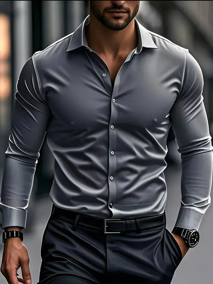 Aladár | Camicia Elegante con Bottoni e Taglio Moderno