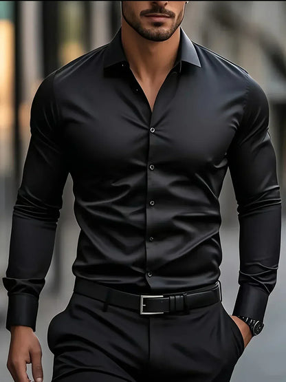 Aladár | Camicia Elegante con Bottoni e Taglio Moderno