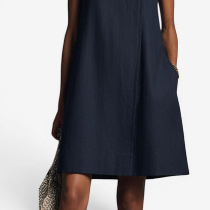 Alina | Abito Midi Casual Morbido dalla Linea ad A