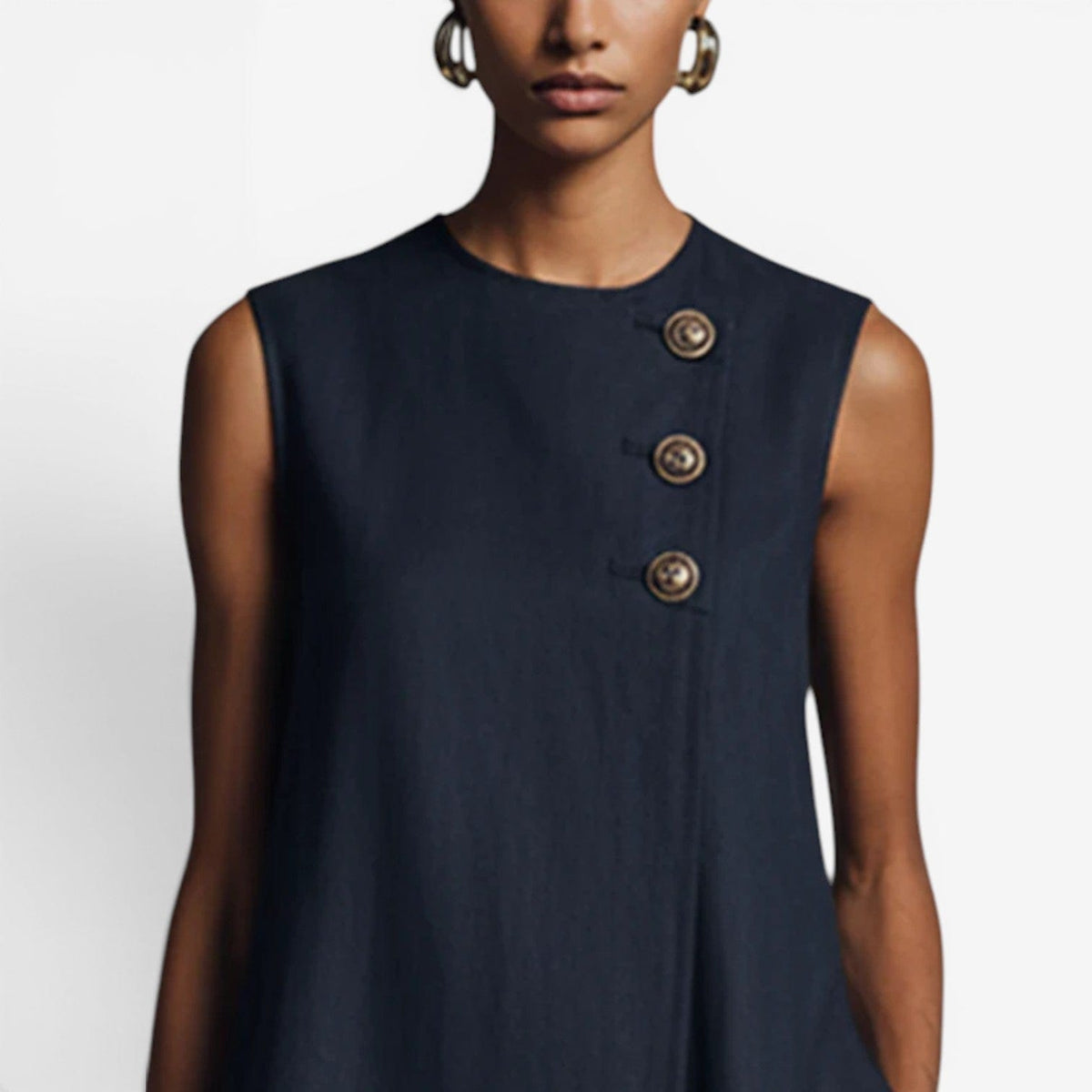 Alina | Abito Midi Casual Morbido dalla Linea ad A