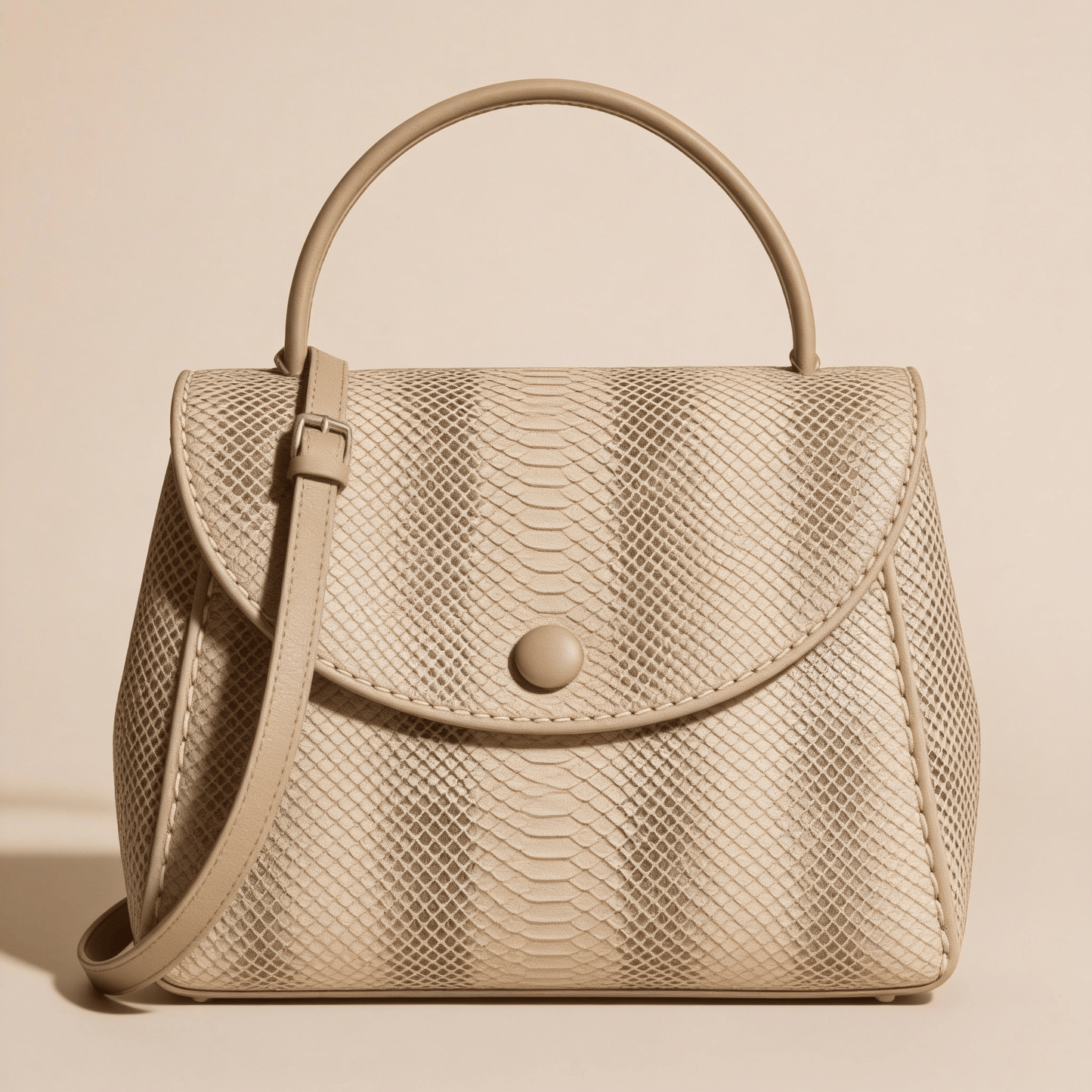 Aria Piccola Stampata Beige Sabbia