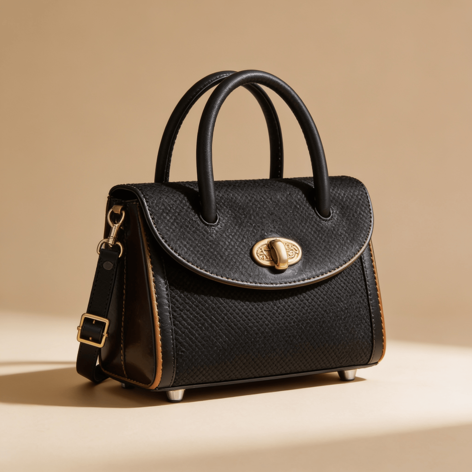 Vera Piccola Stampata Nero