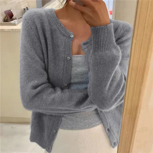 Cardigan da Donna in Maglia — vista frontale