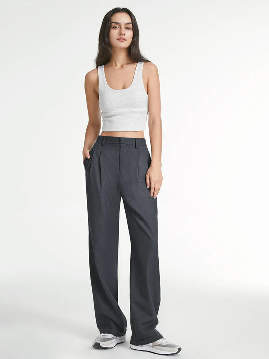 Pantaloni da Donna a Gamba Dritta — vista frontale