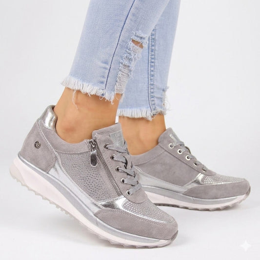 Sneakers da Donna Ortopediche con Zip — vista frontale